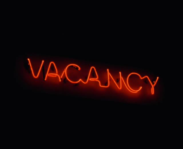 Vacancy’ neon signage