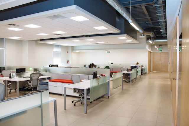 View of an empty office