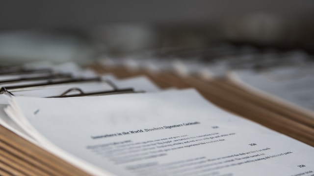 Picture of a printed document