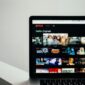 Netflix web page on Macbook.