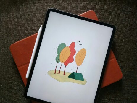 apple ipad with a draw